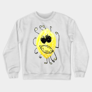 Crazy Angry Lemon Crewneck Sweatshirt